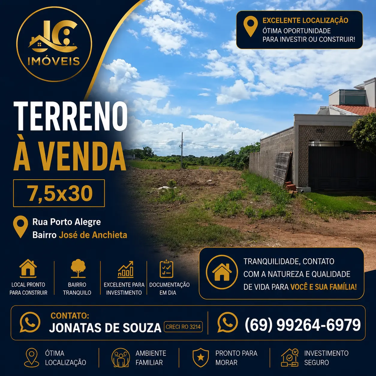 Rua Porto Alegre Quadra 101 Setor 003 Lote 13/1 Quadra 101
