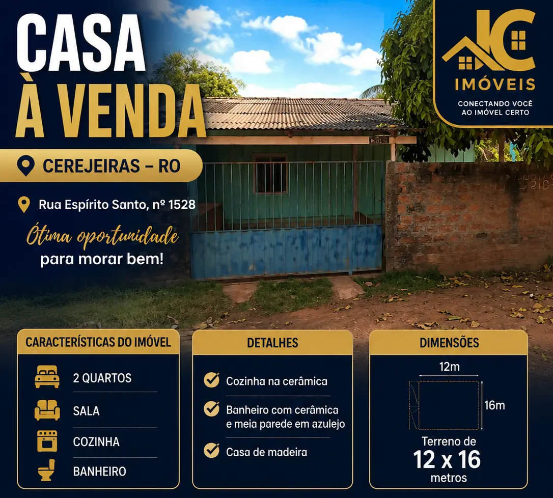 Casa madeira Cerejeiras Ro